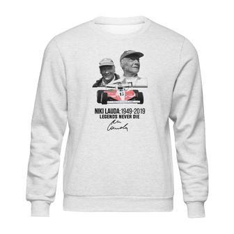 Niki Lauda 1949 2019 Legends Never Die Shirt Sweatshirt | Favorety UK