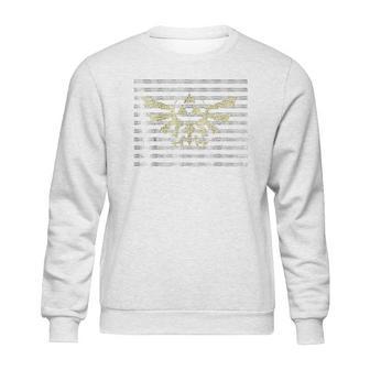 Nintendo Zelda Hylian Triforce Dot Pattern Graphic Sweatshirt | Favorety UK