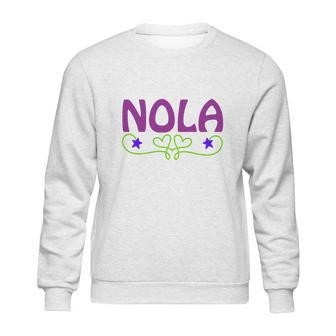 Nola Black Sweatshirt | Favorety