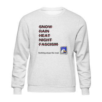 Nothing Stops The Mail Show Support For The Usps Postal Sweatshirt | Favorety