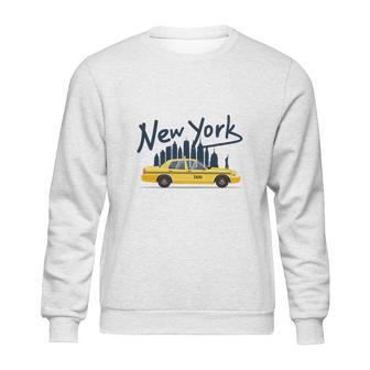 Nyc New York Yellow Cab Taxi Gift Souvenir Sweatshirt | Favorety