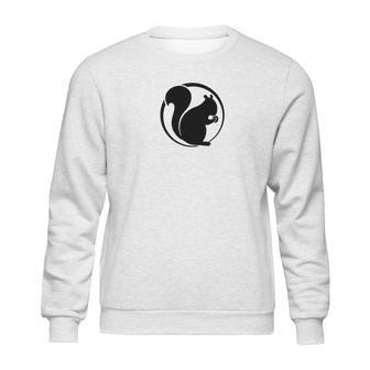 Official Optimistic Squirrel Slim Tee Black Logo Icon Sweatshirt | Favorety UK