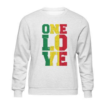 One Love Rasta Reggae Gift Sweatshirt | Favorety UK