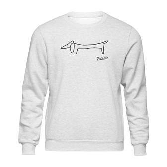 Pablo Picasso Dog Lump Dachshund Art Sweatshirt | Favorety DE