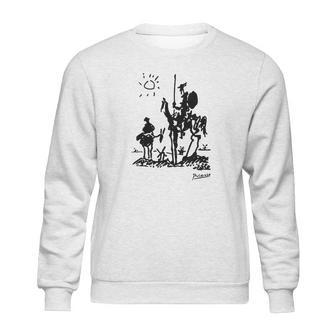 Pablo Picasso Don Quixote Sancho Panza Y Roncinante Sweatshirt | Favorety