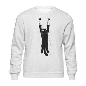 Paw Addict Funny Cat Cute Kitty Laughing Game Cat Sweatshirt | Favorety AU