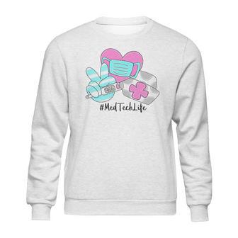 Peace Love Nursing Med Tech Sweatshirt | Favorety DE