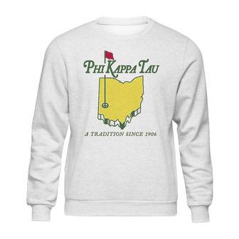 Phi Kappa Tau Fraternity Golf Comfort Colors Sweatshirt | Favorety