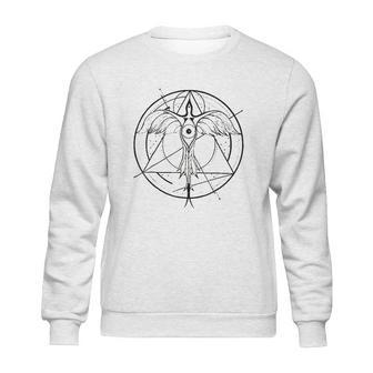 Phoenix Ascending Third Eye Sacred Geometry Sweatshirt | Favorety