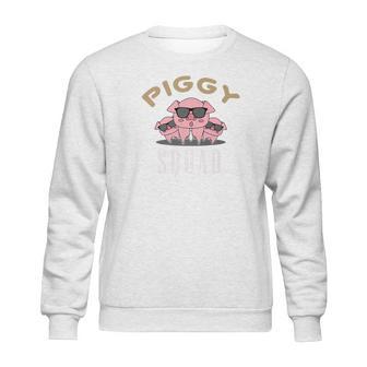 Piggy Squad Funny Cool Pigs Lover Pink Animal Tee Sweatshirt | Favorety