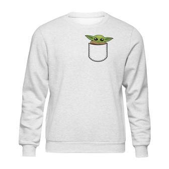 Pocket Baby Yoda Sweatshirt | Favorety