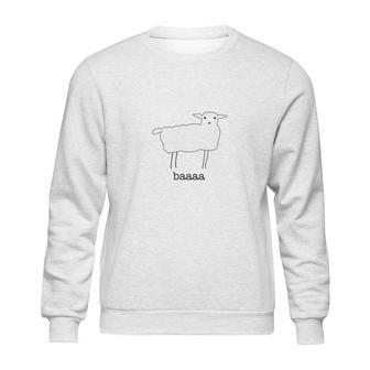 Ponypoor Tees Baaa Sheep With Logo On Back Sweatshirt | Favorety CA