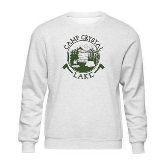 Pop Threads Camp Crystal Lake Counselor Horror Movie Graphic Ringer Sweatshirt | Favorety