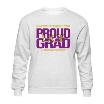 Proud Grad University Of Central Florida Graduation Excellence Sweatshirt | Favorety CA