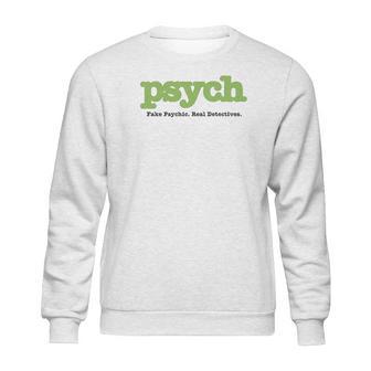 Psych Title Heather Ringer Sweatshirt | Favorety DE