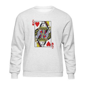 Queen Of Hearts Sweatshirt | Favorety