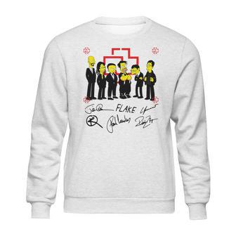 Rammstein Simpsons Flake Signatures Shirt Mf Sweatshirt | Favorety UK