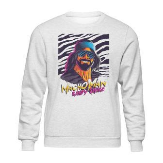 Randy Macho Man Savage Zebra Pattern Sweatshirt | Favorety