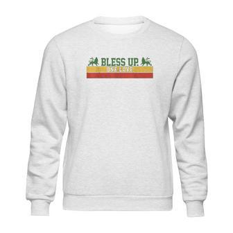 Rastafari Reggae Music Bless Up Dub Dancehall Rasta Gift Sweatshirt | Favorety