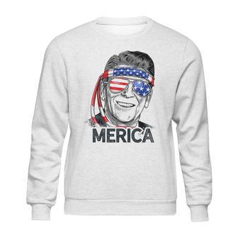 Reagan Ronald Merica 4Th Of July Sweatshirt | Favorety