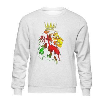 Reggae Rasta Lion Rastafarian Sweatshirt | Favorety