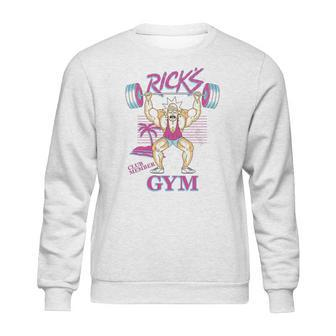 Rick Morty Ricks Gym Neon Beach Sweatshirt | Favorety AU