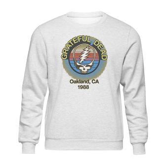 Ripple Junction Grateful Dead Adult Unisex Oakland 88 Light Weight 100 Cotton Crew Sweatshirt | Favorety CA