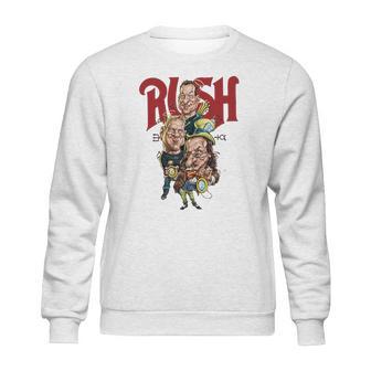 Rush Band Caricature Clockwork Angels Version Sweatshirt | Favorety DE