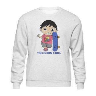 Ryans World Skater Ryan Little Boys Juvenile Kids Sweatshirt | Favorety DE