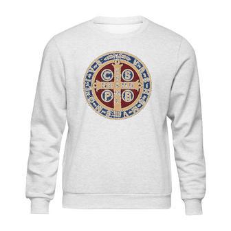 The Saint Benedict Medal Catholic Sweatshirt | Favorety UK