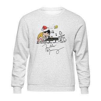 Santa Freddie Mercury Snoopy Peanuts Playing Piano Shirt Sweatshirt | Favorety