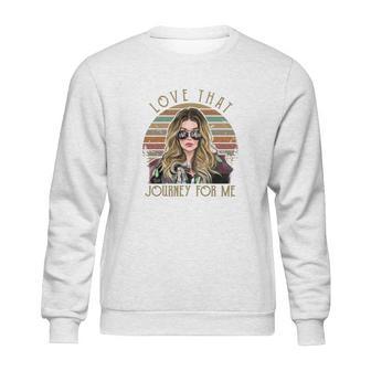 Schitts Creek Love That Journey For Me Alexis Sweatshirt | Favorety CA