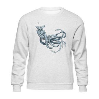 Sea Emperor Transparent Subnautica Underwater Fish Sweatshirt | Favorety