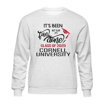 Senior 2020 Graduation Fun Done Cornell University 2020 Sweatshirt | Favorety AU