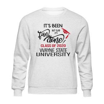 Senior 2020 Graduation Fun Done Wayne State University 2020 Sweatshirt | Favorety AU