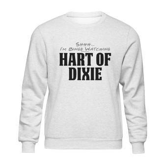 Shhh Ix27m Binge Watching Hart Of Dixie Dog Tags Sweatshirt | Favorety CA