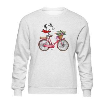 Snoopy And Bicycle Shirt Sweatshirt | Favorety AU