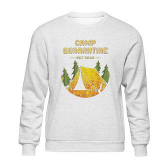 Social Distancing Funny Camping Sweatshirt | Favorety