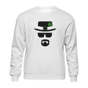 St Patricks Day Heisenberg Inspired Irish Men Sweatshirt | Favorety AU