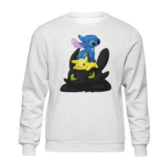 Stitch Pokemon Grinch Sweatshirt | Favorety UK