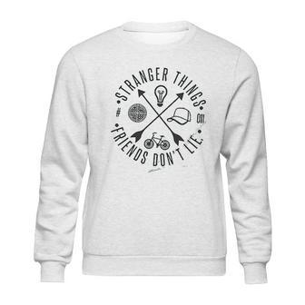 Stranger Things Friends Dont Lie Vintage For Teen Girls Graphic Sweatshirt | Favorety