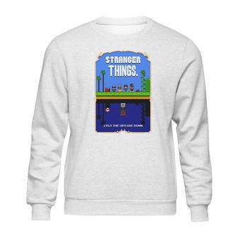 Stranger Things Mario Bros 2 Pixel Art Mashup T-Shirt Sweatshirt | Favorety AU