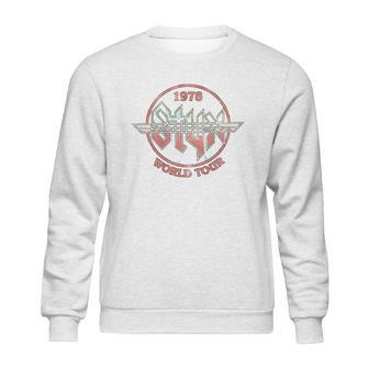 Styx Circle 1978 World Concert Tour Music American Rock Band Sweatshirt | Favorety CA