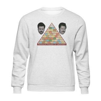 Swanson Pyramid Of Greatness Sweatshirt | Favorety