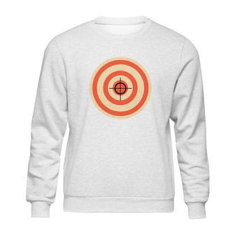 Target Funny Printed On The Back Bulls Eye Gift Tee Sweatshirt | Favorety UK