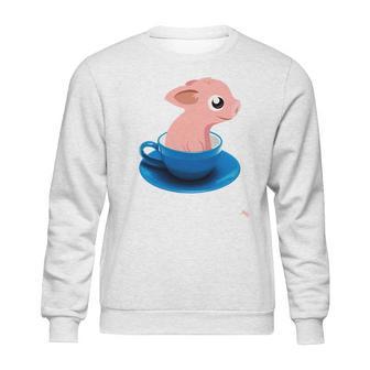 Teacup Pig Piggy Love Sweatshirt | Favorety