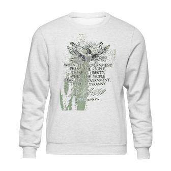 Thomas Jefferson Liberty Tyranny 2Nd Second Amendment Rights Partiotic America Usa Sweatshirt | Favorety UK