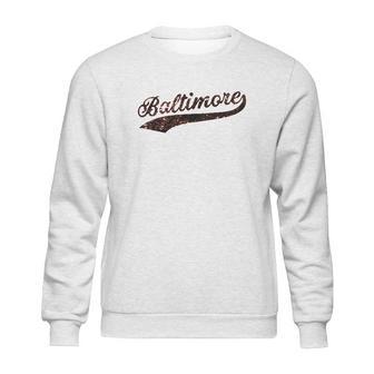 Ugp Campus Apparel Hometown Baseball Script Hometown Pride Sweatshirt | Favorety AU