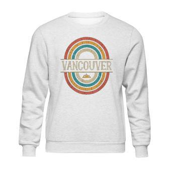 Vancouver British Columbia Canada Vintage Retro 80S Sweatshirt | Favorety AU