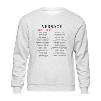 Versace China Shirt Hong Kong 1 Long Sleeve Tshirt T Shirt Sweatshirt | Favorety AU